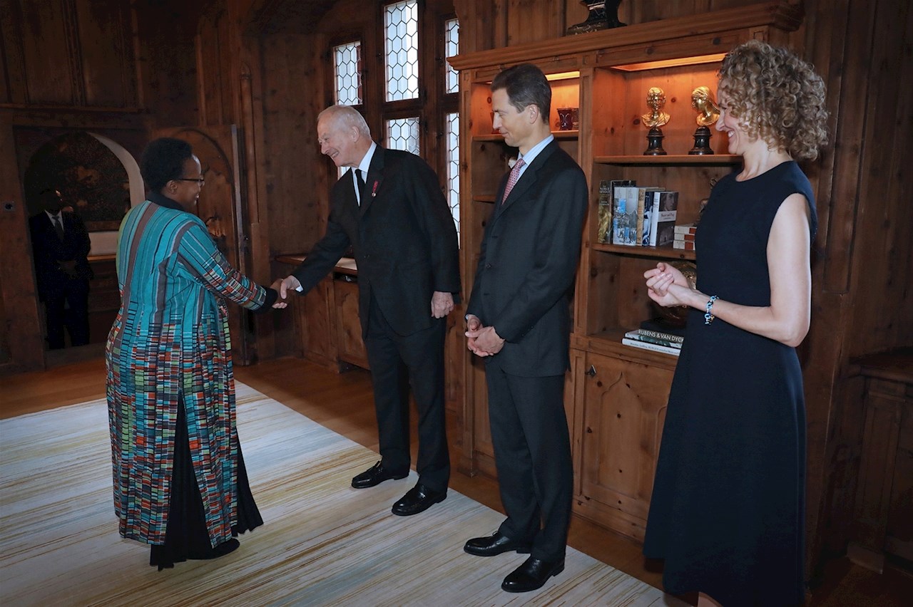 Neujahrsempfang 2024 auf Schloss Vaduz 