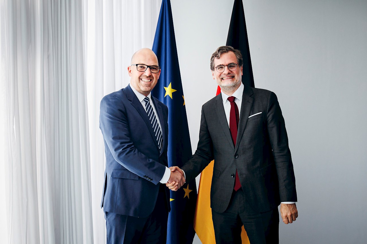 Arbeitsbesuch von Regierungschef Daniel Risch in Berlin