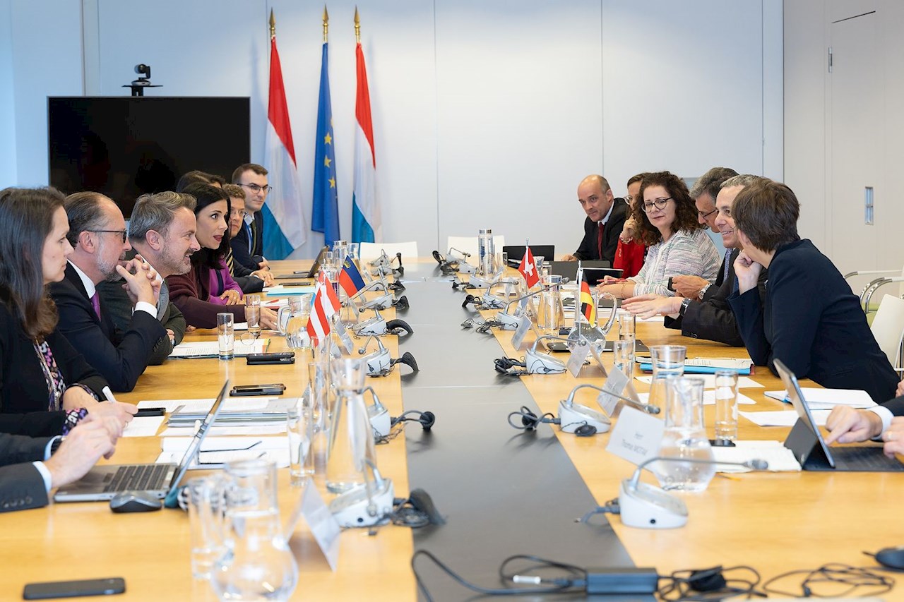 Regierungsrätin Hasler am Treffen der Aussenministerinnen und -minister aus dem deutschsprachigen Raum in Luxemburg