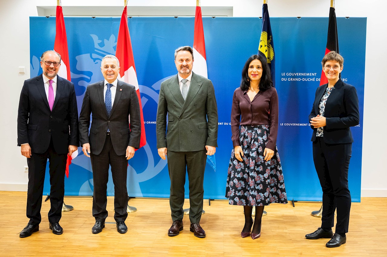 Regierungsrätin Hasler am Treffen der Aussenministerinnen und -minister aus dem deutschsprachigen Raum in Luxemburg