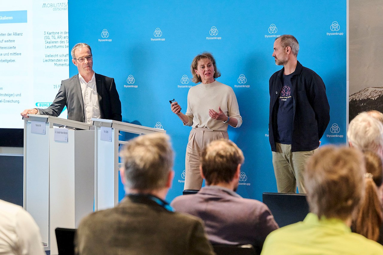 Mobilitätsallianz zwischen der thyssenkrupp Presta AG und dem Land Liechtenstein präsentiert 