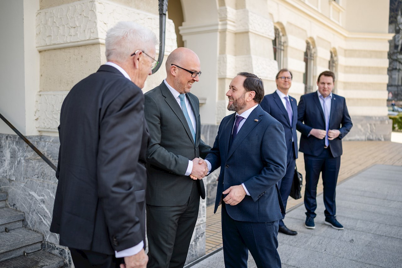 Ministerpräsident von Baden-Württemberg zu Besuch in Liechtenstein