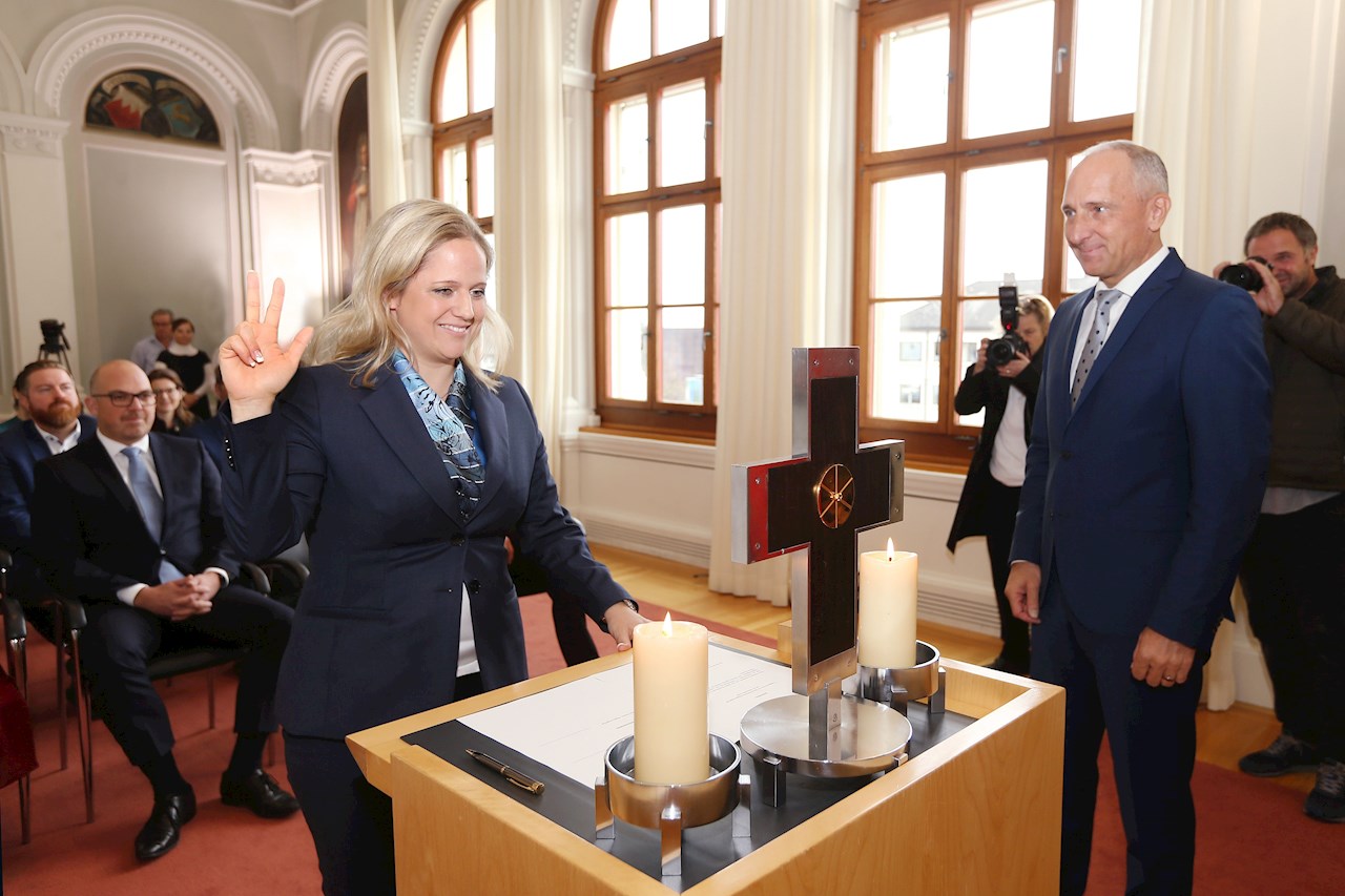 Katrin Eggenberger als Regierungsrätin vereidigt