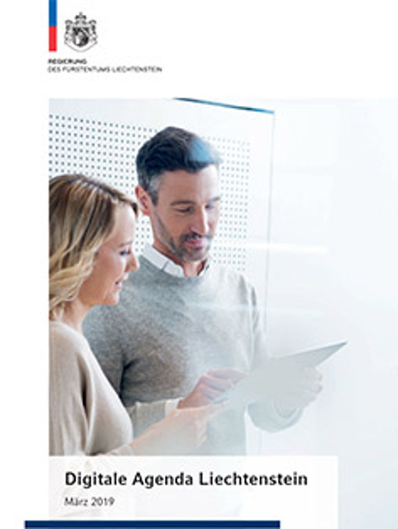 Coverbild von Digitale Agenda Liechtenstein 2019