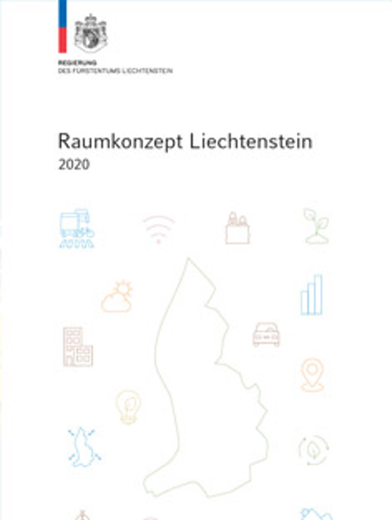 Coverbild von Raumkonzept Liechtenstein 2020
