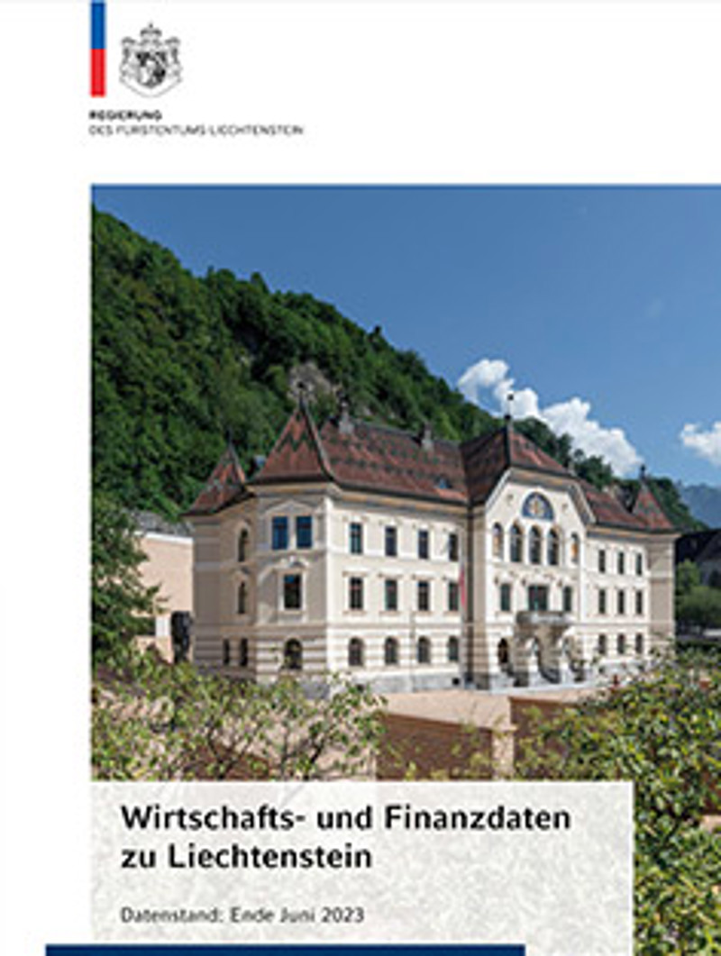 Coverbild von Wirtschafts- und Finanzdaten zu Liechtenstein 2023
