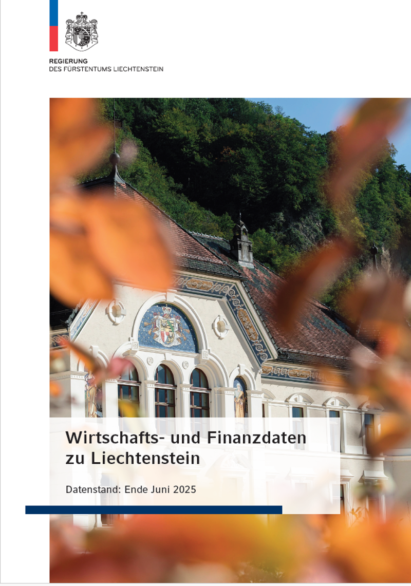 Coverbild von Wirtschafts- und Finanzdaten zu Liechtenstein 2025