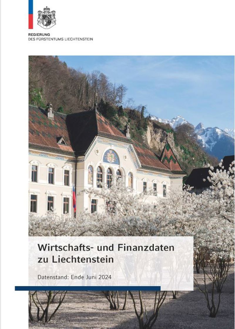 Coverbild von Wirtschafts- und Finanzdaten zu Liechtenstein 2024